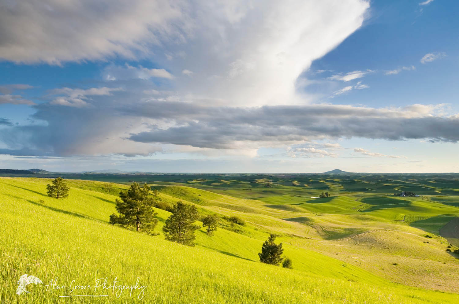 Clouds over the Palouse Washington - Alan Crowe Photography