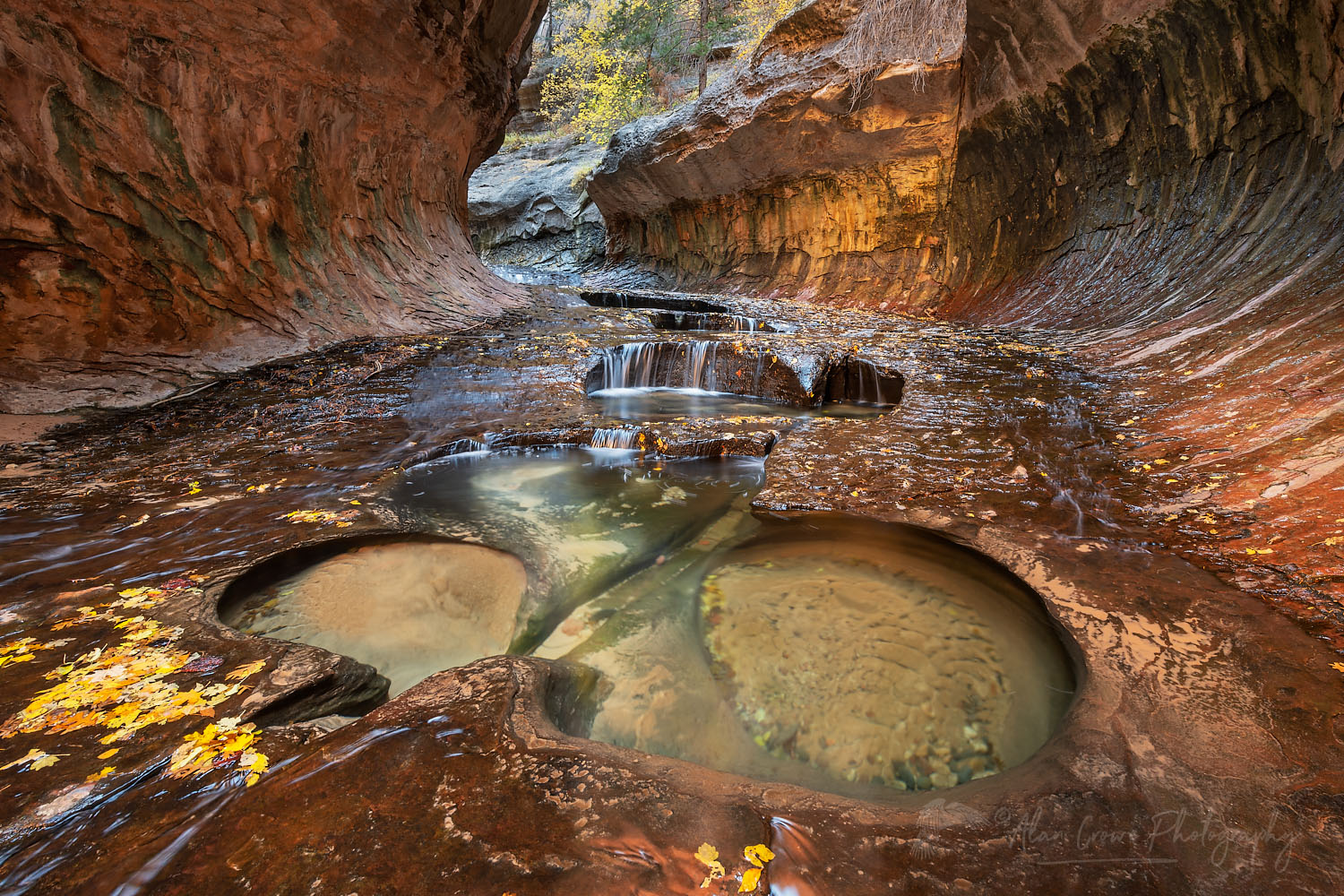 The Subway Zion National Park Alan Crowe Photography